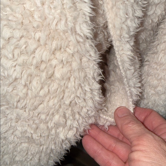 Ashley By 26 International Cream Hooded Teddy Bear Jacket - Picture 6 of 8